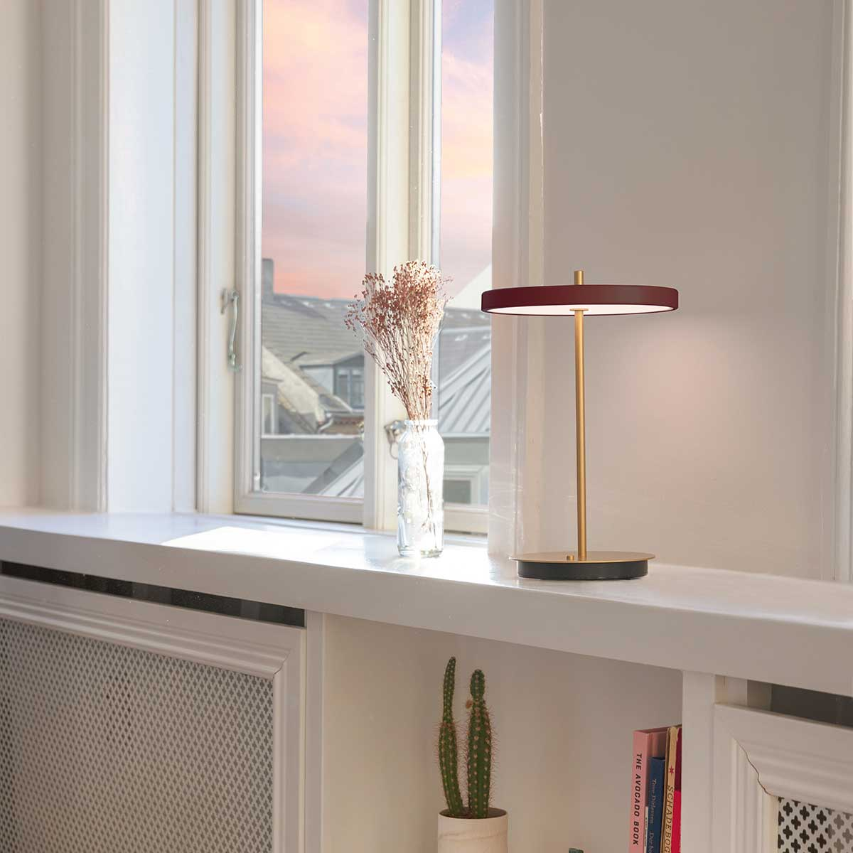 Asteria Move tafellamp pearl white