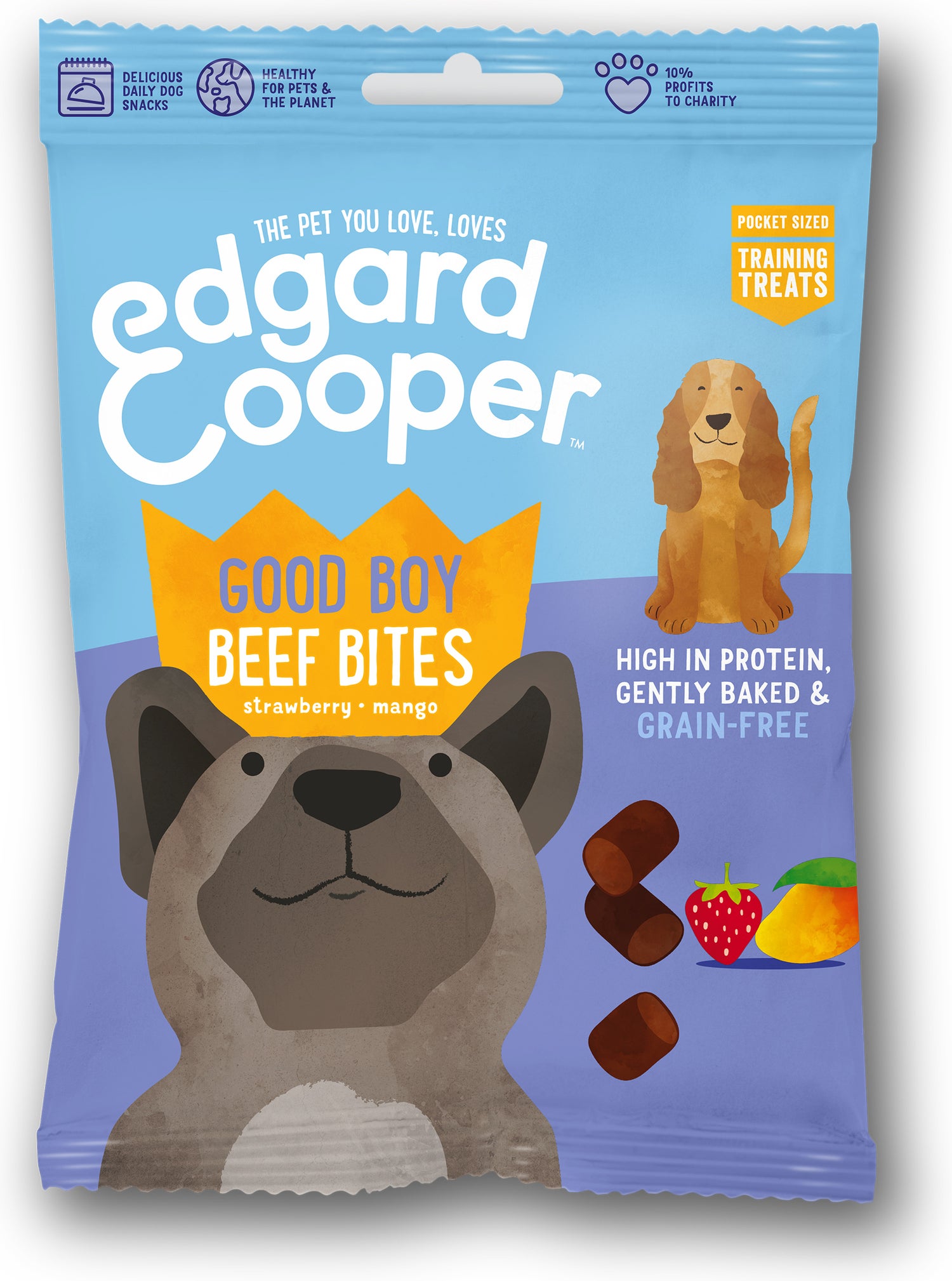 Edgard & Cooper hondensnoepjes Bites rund 50 g