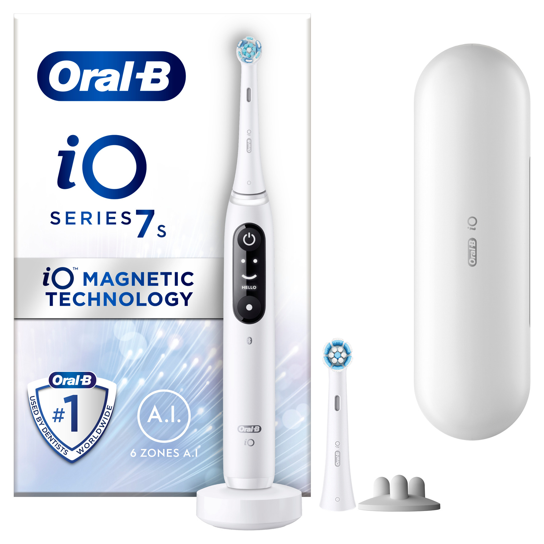 Oral-B iO 7s Eltandbørste Hvid
