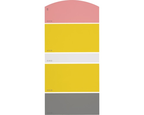 Kleurstaalkaart, kleurenkaart J20, kleuren voor lichaam, geest en ziel - stemmingsverbeterend en activerend, 21x10 cm