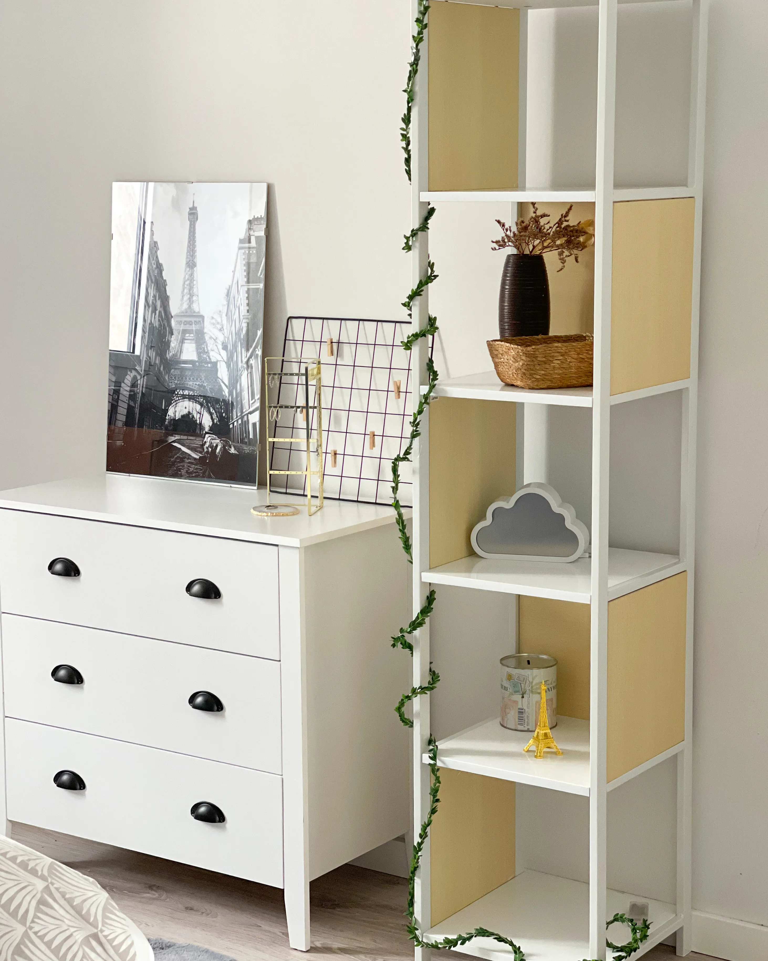 Opbergkast met 5 planken BOGOTA 165 cm Wit