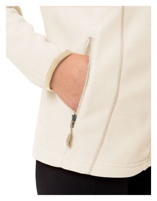 Veste Polaire Femme Vaude Rosemoor Blanc Ecru