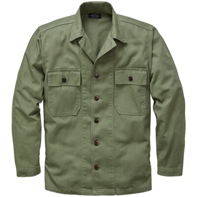 Herren-Baumwolljacke 1962, Oliv