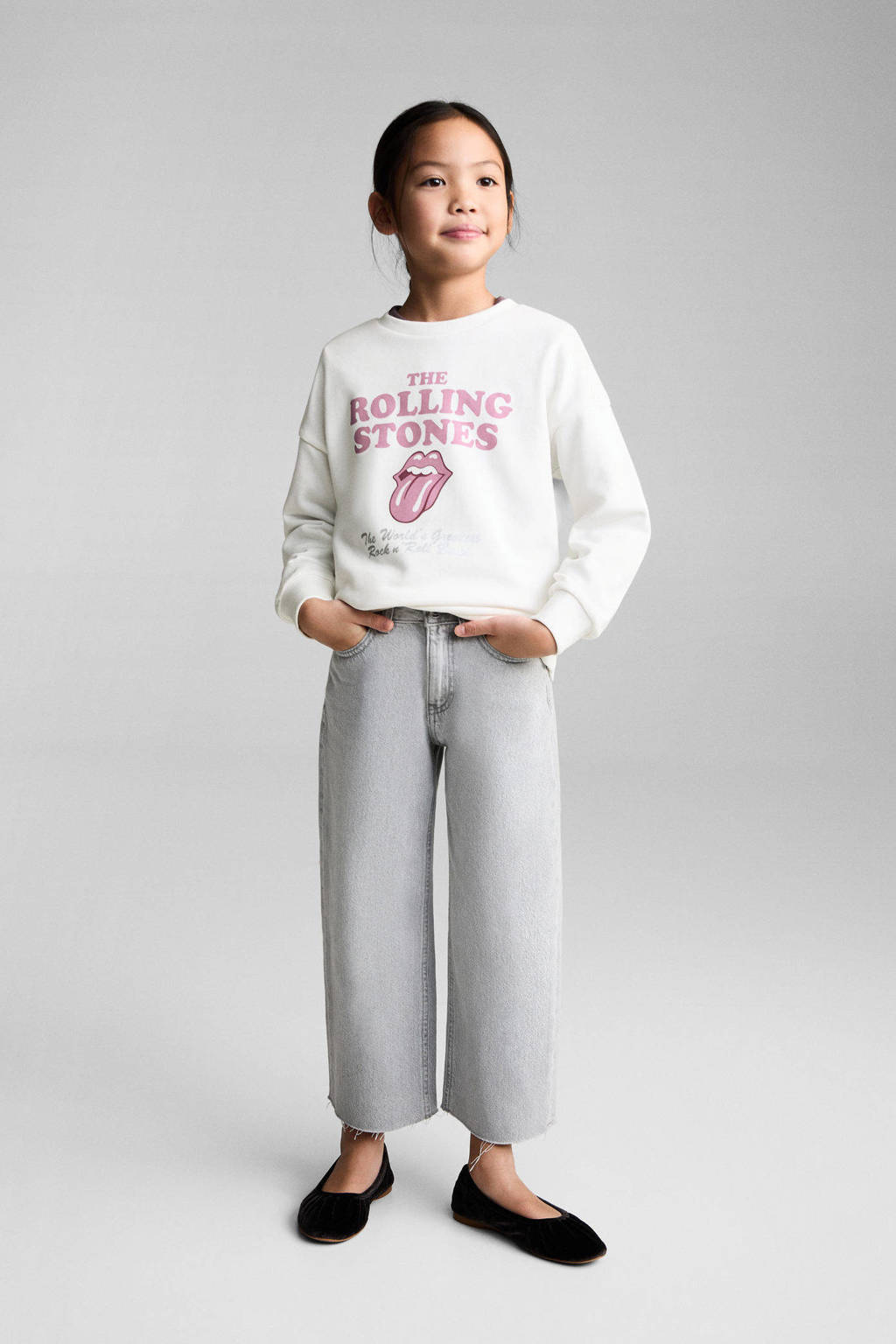 Mango Kids sweater wit