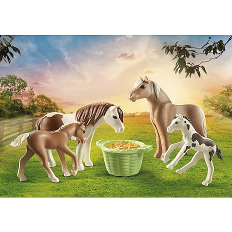 Playmobil 71000 islandsk pony med føl