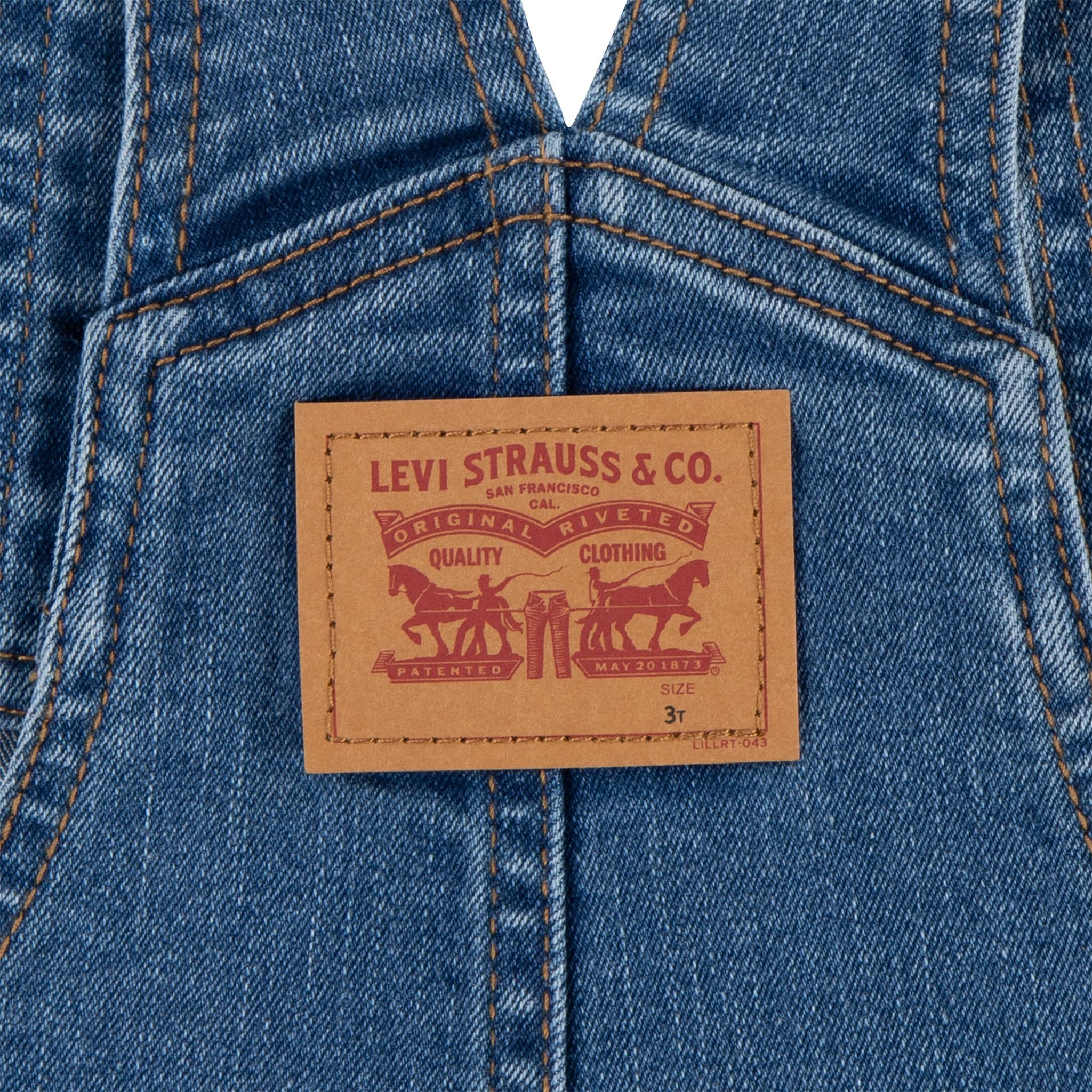 Levi's Ensemble Racer Shortall 2-4T