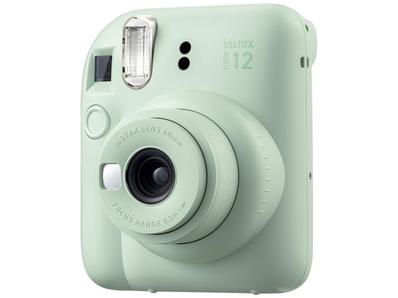 Fujifilm Fotokamera Instax Mini 12 Grün Sofortbildkamera mit Blitz und Selfie-Modus