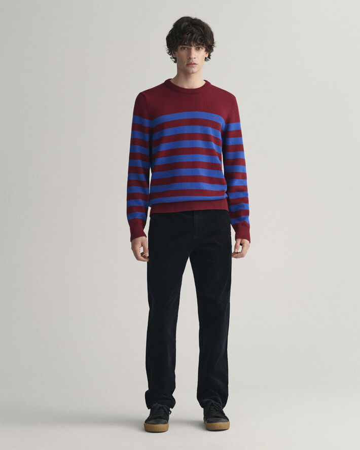 Gant REGULAR CORD CHINOS Evening blue