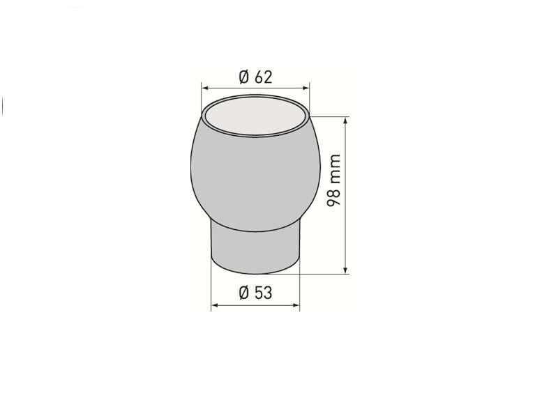diaqua® Zahnputzbecher Durchscheinend Diaqua Zahnglas