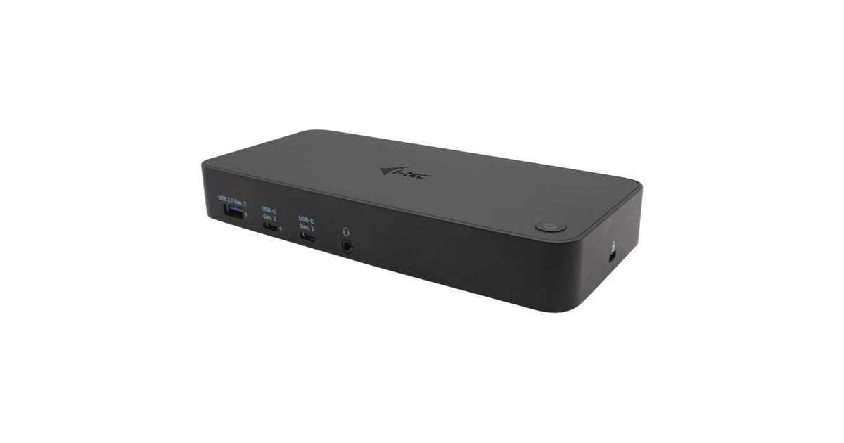 i-tecUSB 3.0/ USB-C/Thunderbolt 4K PD dockingstation  (Zwart, 100 Watt)