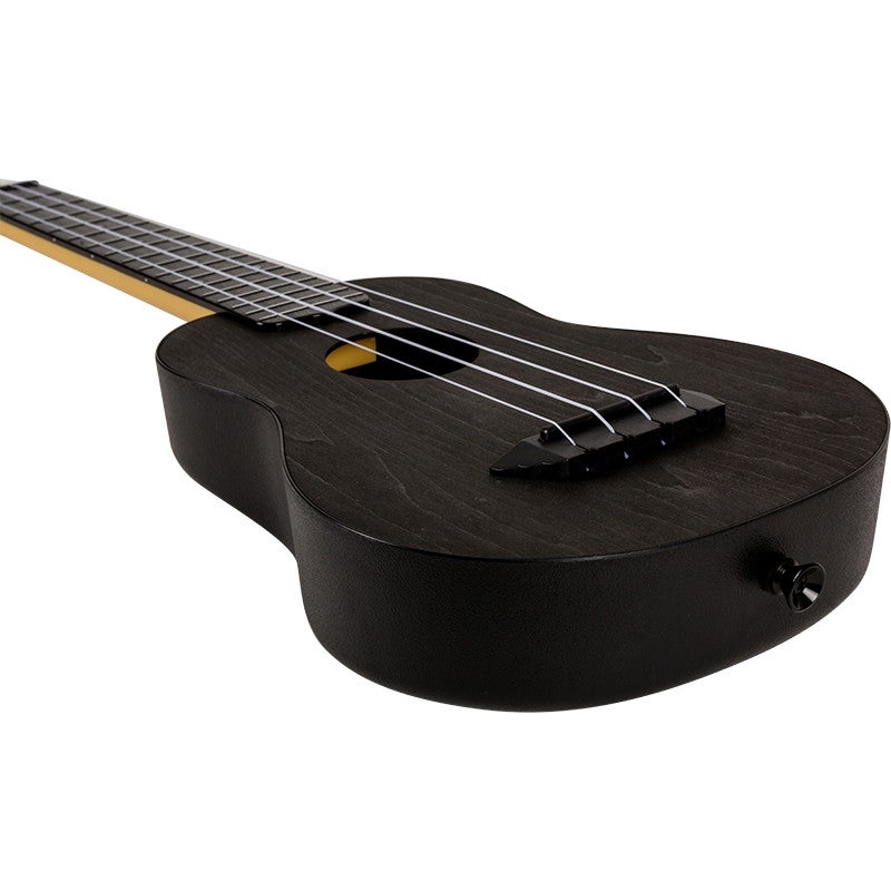 Flight Travel Series TUSL35 Black Concert Scale sopraan ukelele met gigbag