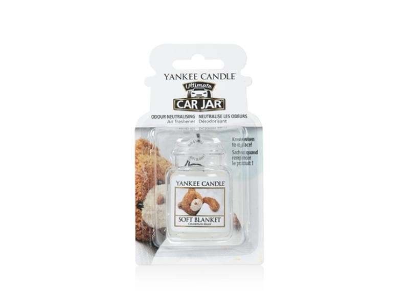 Yankee Candle Auto-Lufterfrischer Car Jar Ultimate Soft Bla Autoduft weiche Decke