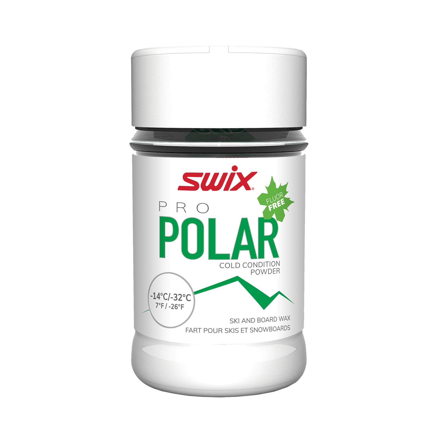 Swix Polar Powder 30g Spesialpulver som brukes for å øke øvrige voksers holdbarhet