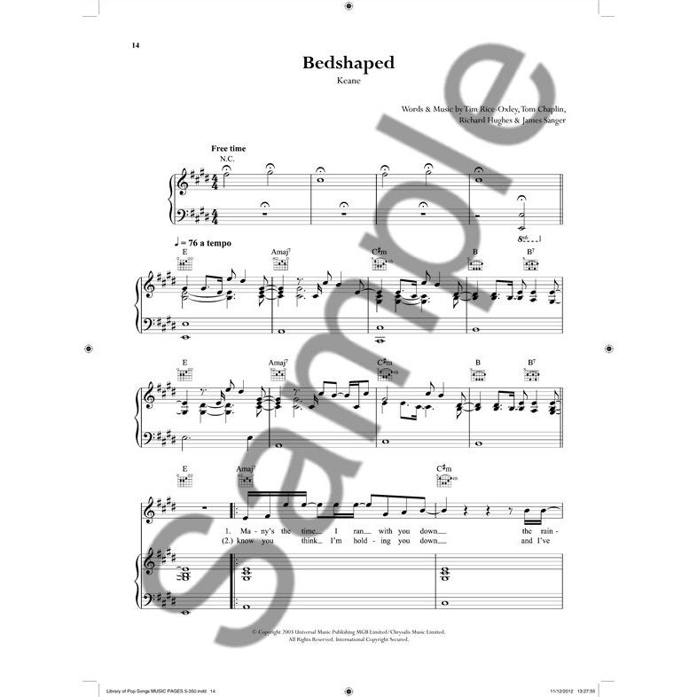 MusicSales - The Library Of Pop Songs