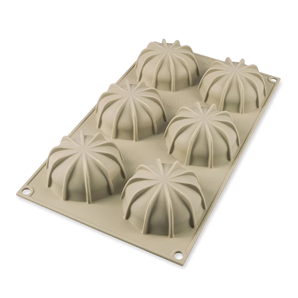 Moule silicone 6 mini gâteaux Mini Goccia Silikomart