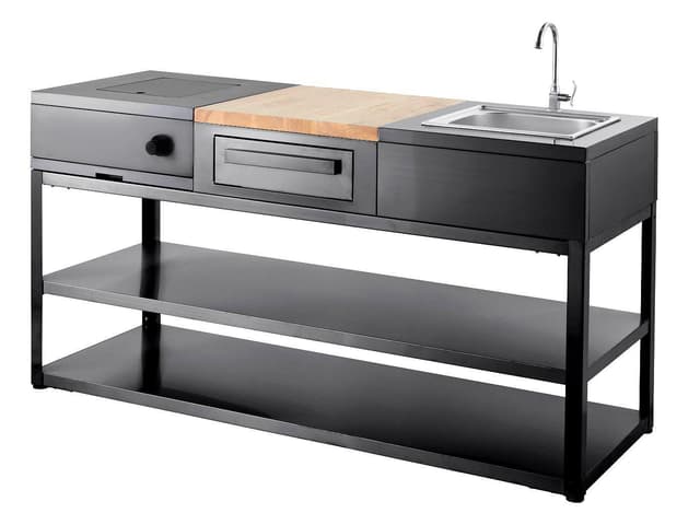 Nordic Line Sort Udekøkken Basismodul 180 cm (3 moduler)