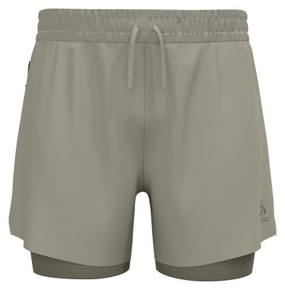 Short 2-En-1 Odlo Zeroweight 5'' Gris