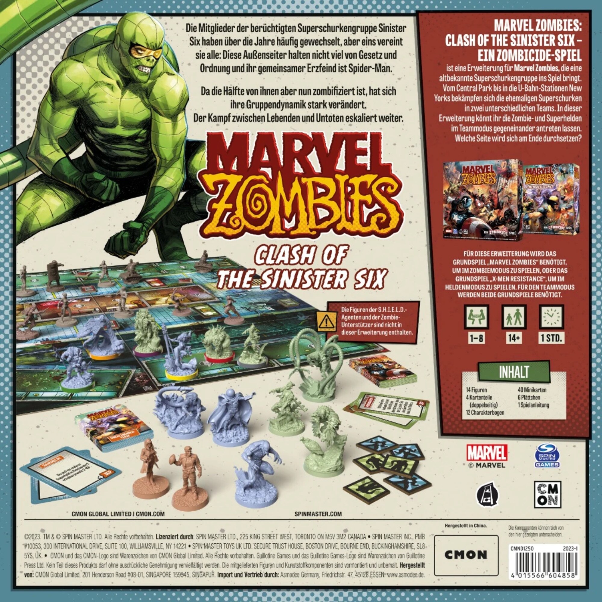 Asmodee Kartenspiel Marvel Zombies - Clash of the Sinister Six