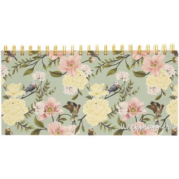 Weekplanner flowers