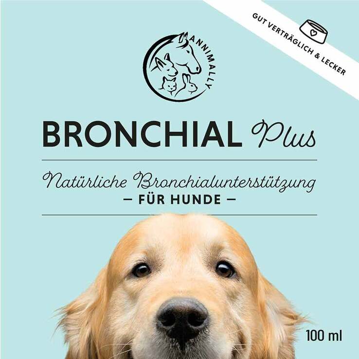 Bronchial Plus Atemwegsmischung Saft für Hunde, 100 ml
