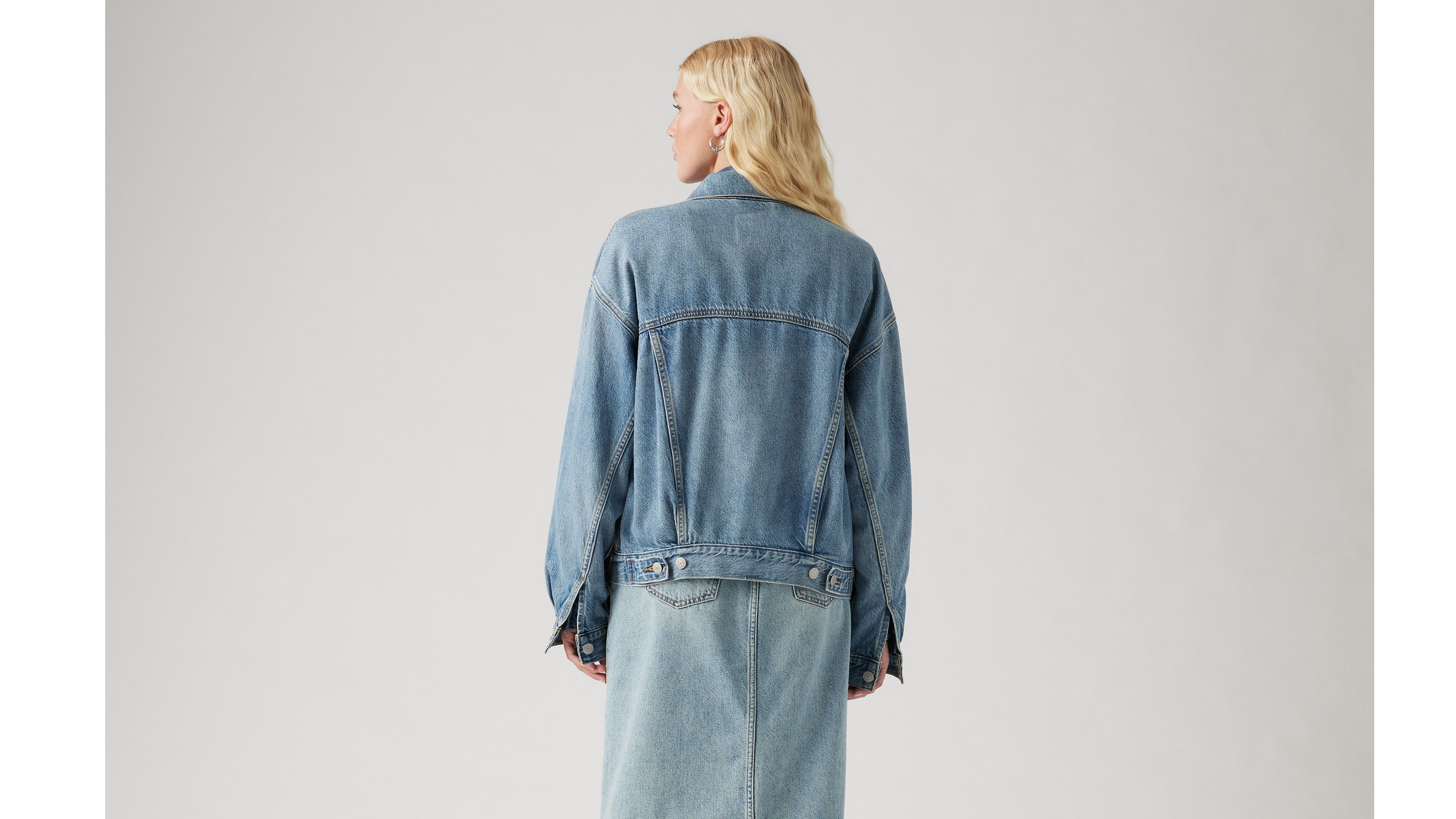 Veste Veste Trucker années 90 - Soft As Butter - Bleu