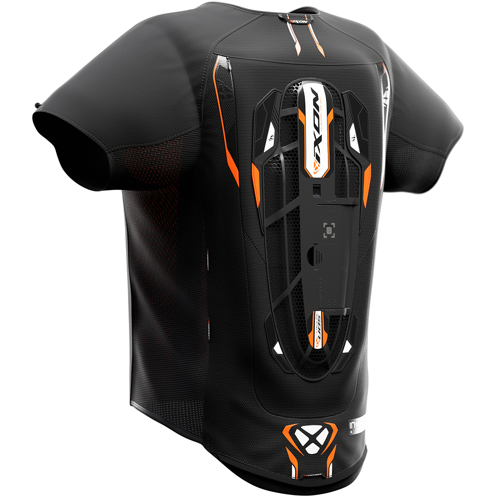Ixon - Gilet IX-Airbag U05 Noir / Orange