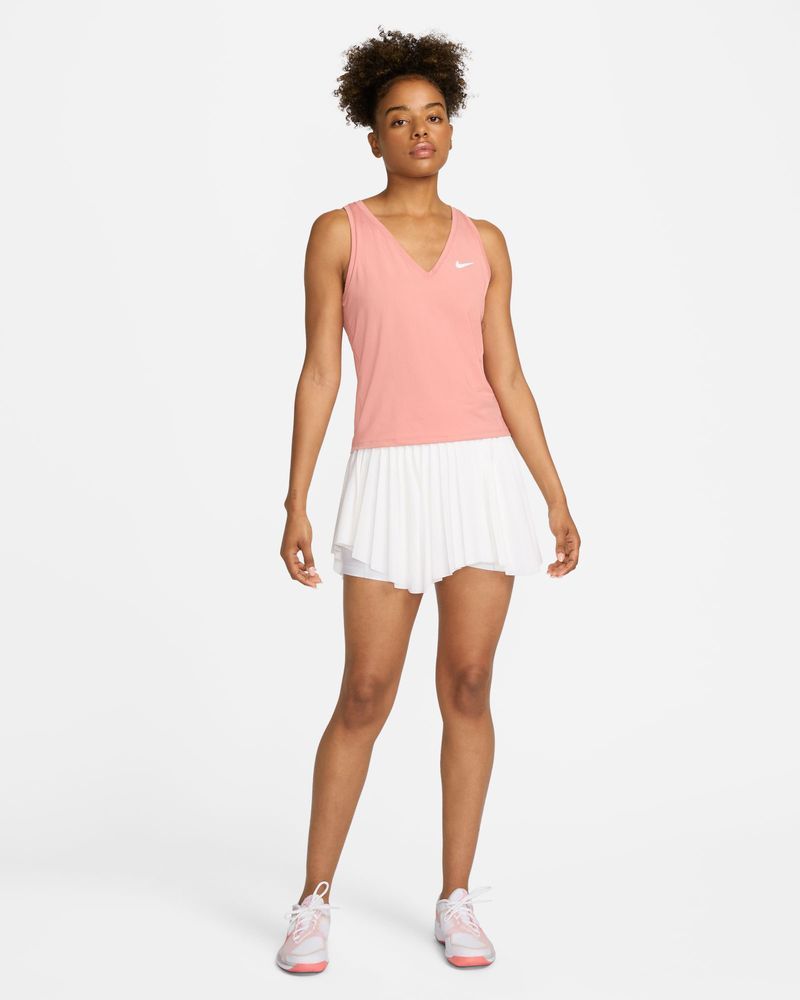 Débardeur de tennis Nike NikeCourt Rouge Clair pour femme