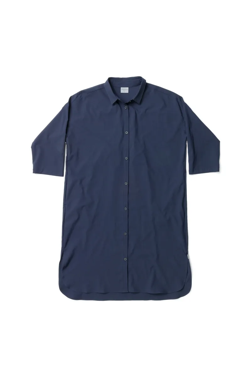 Houdini Women's Route Shirt Dress Blue Illusion