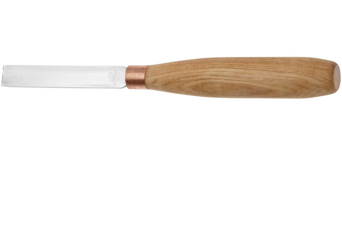 Beavercraft Compact Straight Rounded Chisel K5-12 Sweep 5, 12 mm, guts