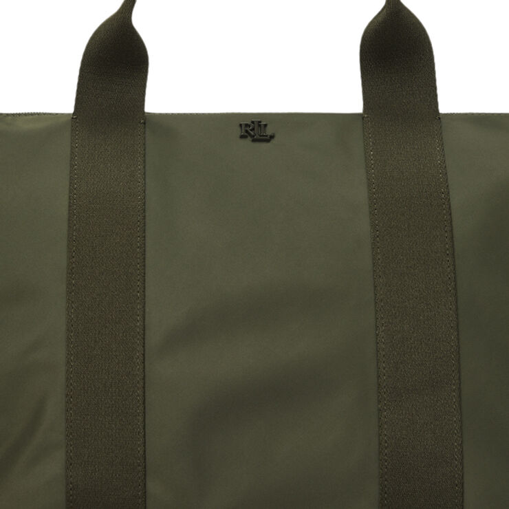 Lauren Ralph Lauren REFINED NYLON/WEB-STEVIE TP ZP-TTE- Dark olive/dark olive