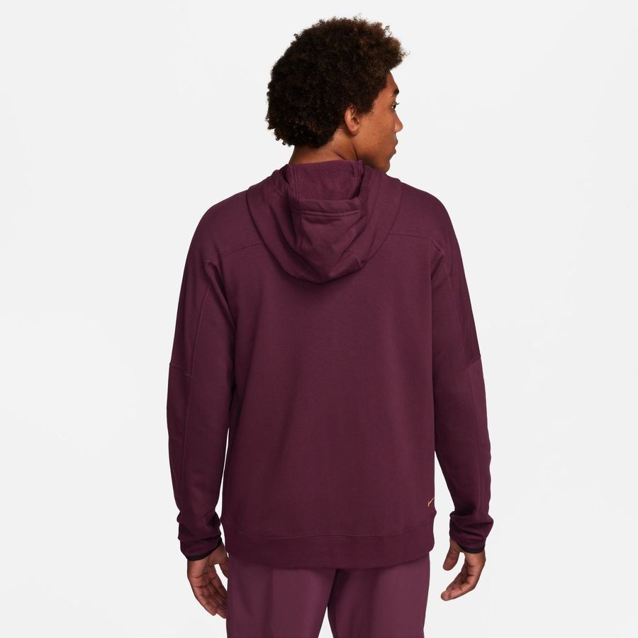 Nike Sweat à Capuche Dri-FIT Trail Magic Hour - Bordeaux Foncé/Noir/Melon
