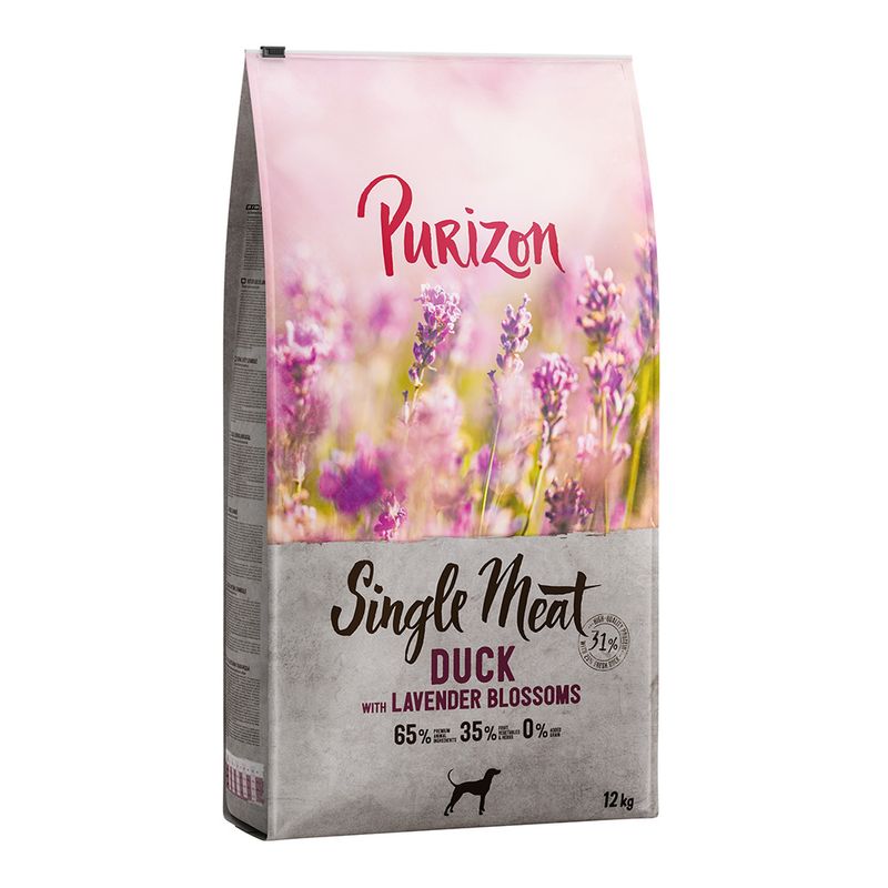 Purizon Single Meat Adult, canard & pommes, fleurs de lavande - sans céréales