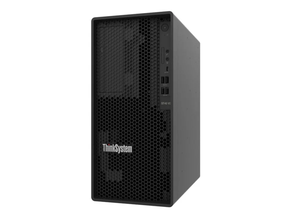 Lenovo ThinkSystem ST45 V3 7DH5 - Server - tower envejs - 1 x EPYC 4344P / op til 5.3 GHz - RAM 32 GB - non-hot-swap 3.5