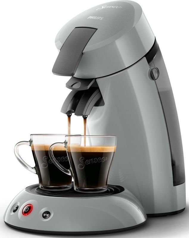 Philips - Senseo Original - Koffiepadmachine - Zilvergrijs - Duurzame Materialen