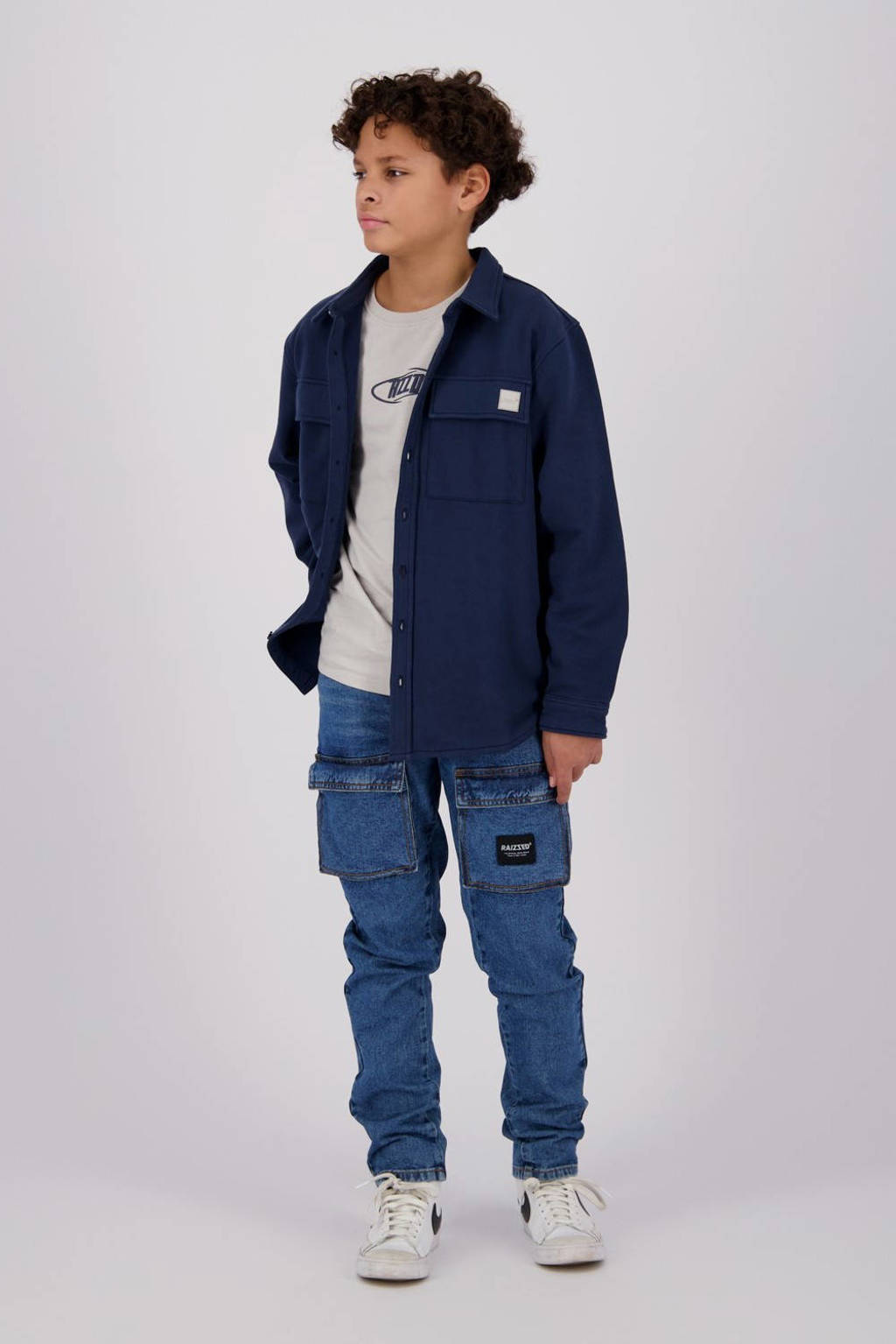 Raizzed straight leg jeans Denver cargo vintage blue