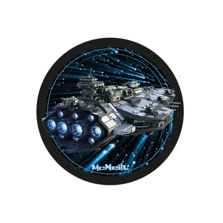 McNeill McAddys zu Schulranzen SPACE schwarz/blau