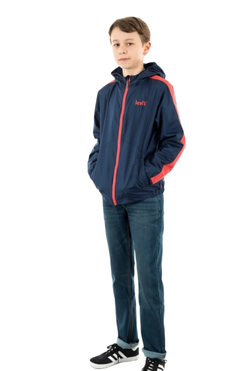 blousons ete levi's® core windbreaker bcf blue