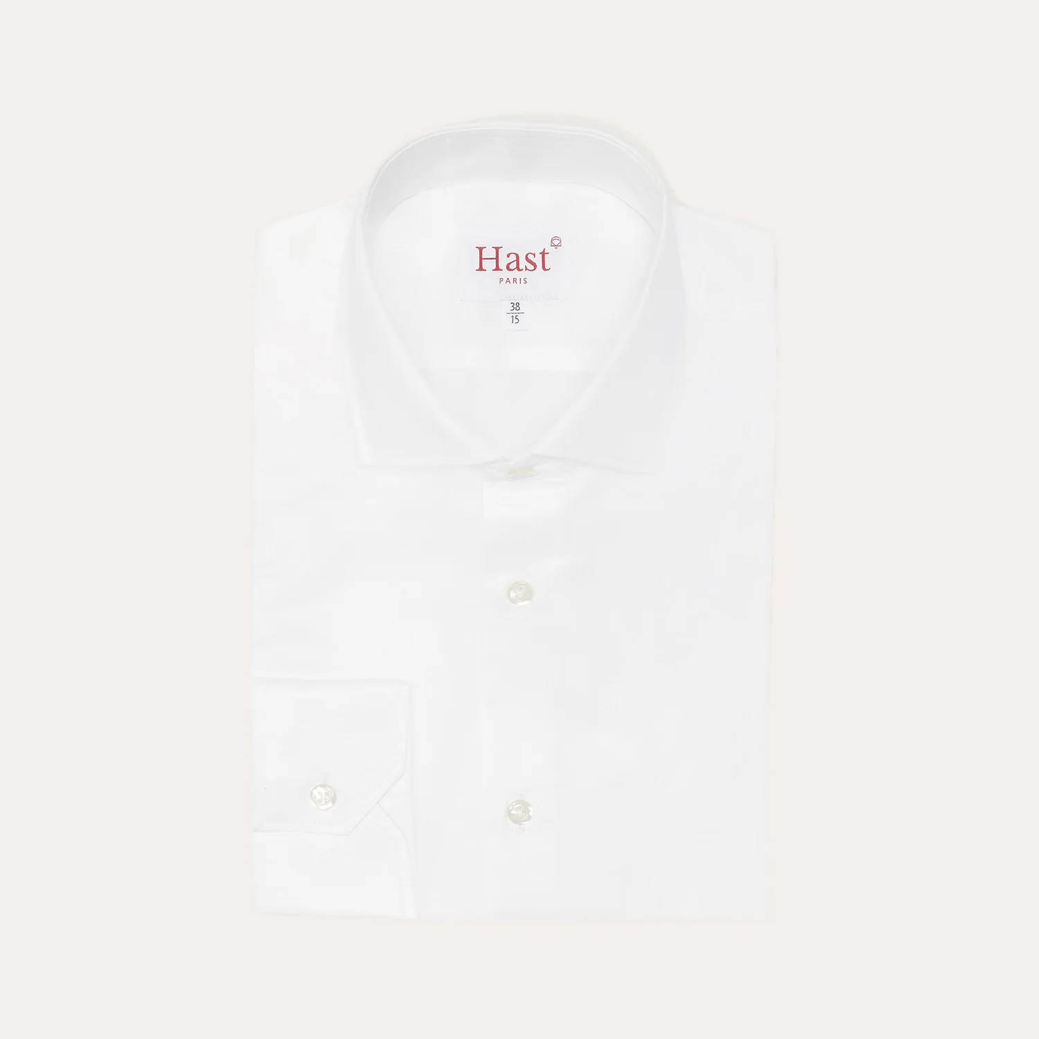 White double-twisted twill shirt