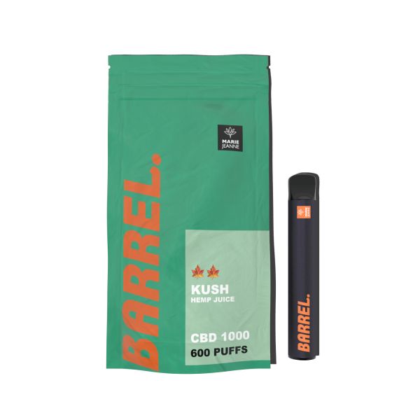 Marie Jeanne Barrel Code Kush 600 Puffs CBD Vape Pen