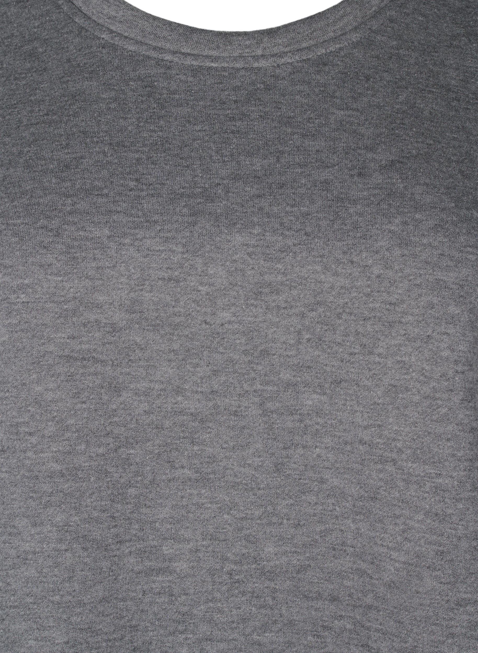 Sweatshirt med kontrastsyninger