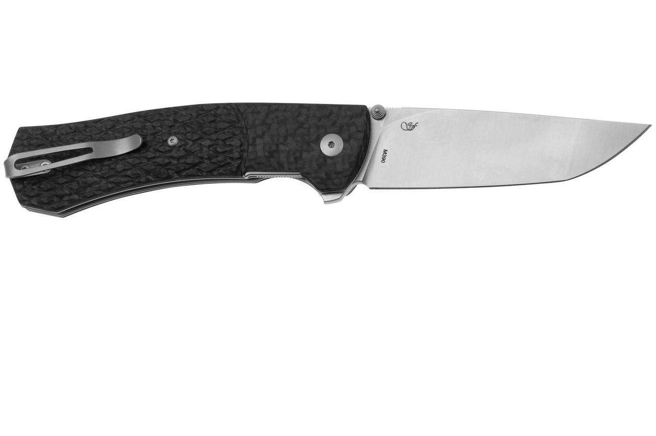 Viper Safe V6018FC3D Böhler M390, Carbon Fiber zakmes, Fabrizio Silvestrelli design