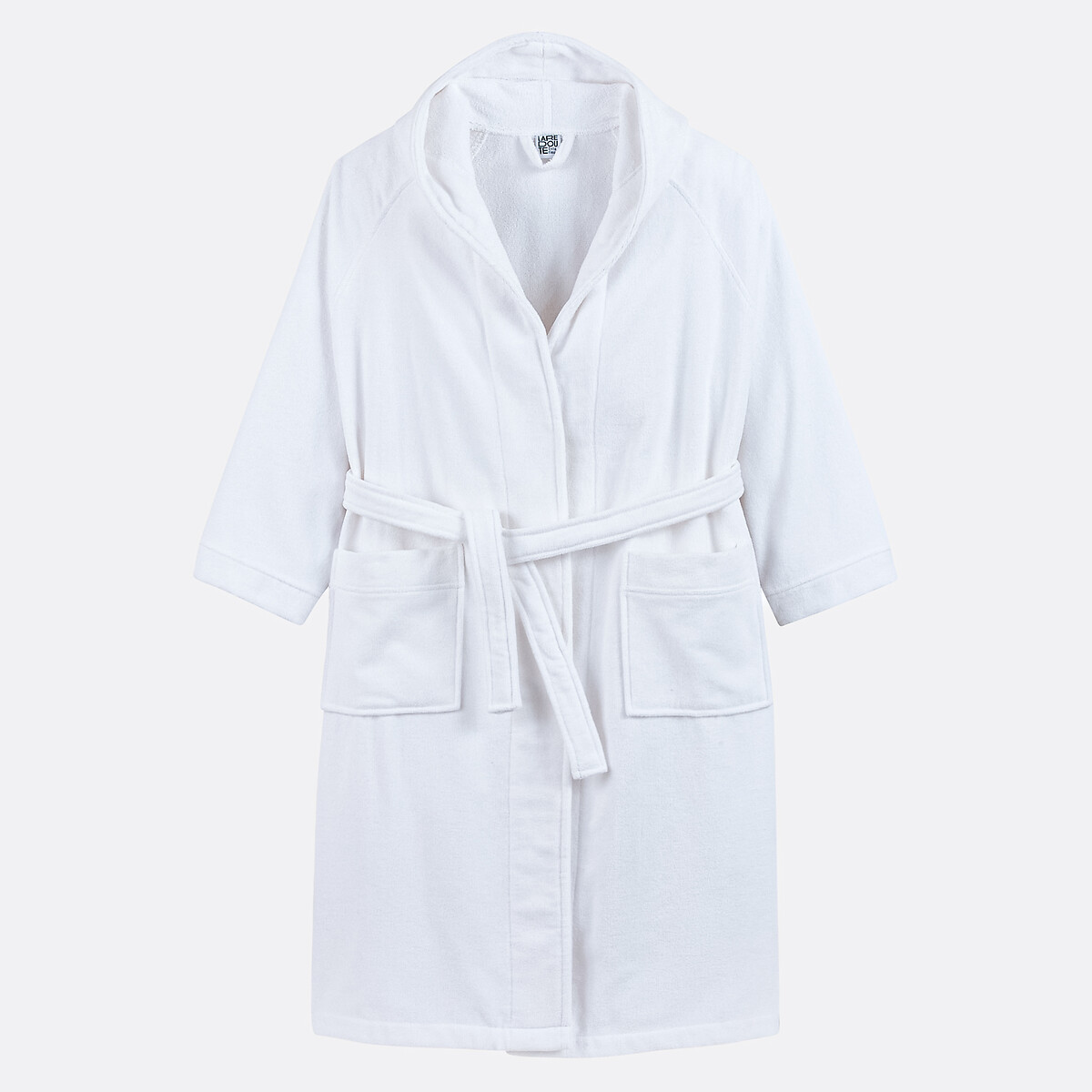 LA REDOUTE INTERIEURS<br>Roupão com capuz em veludo felpudo 450 g/m², Trizie