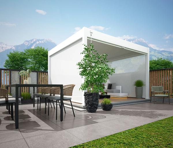 Weide Sonnenrollo für Deluxe/Classic Pergola,
