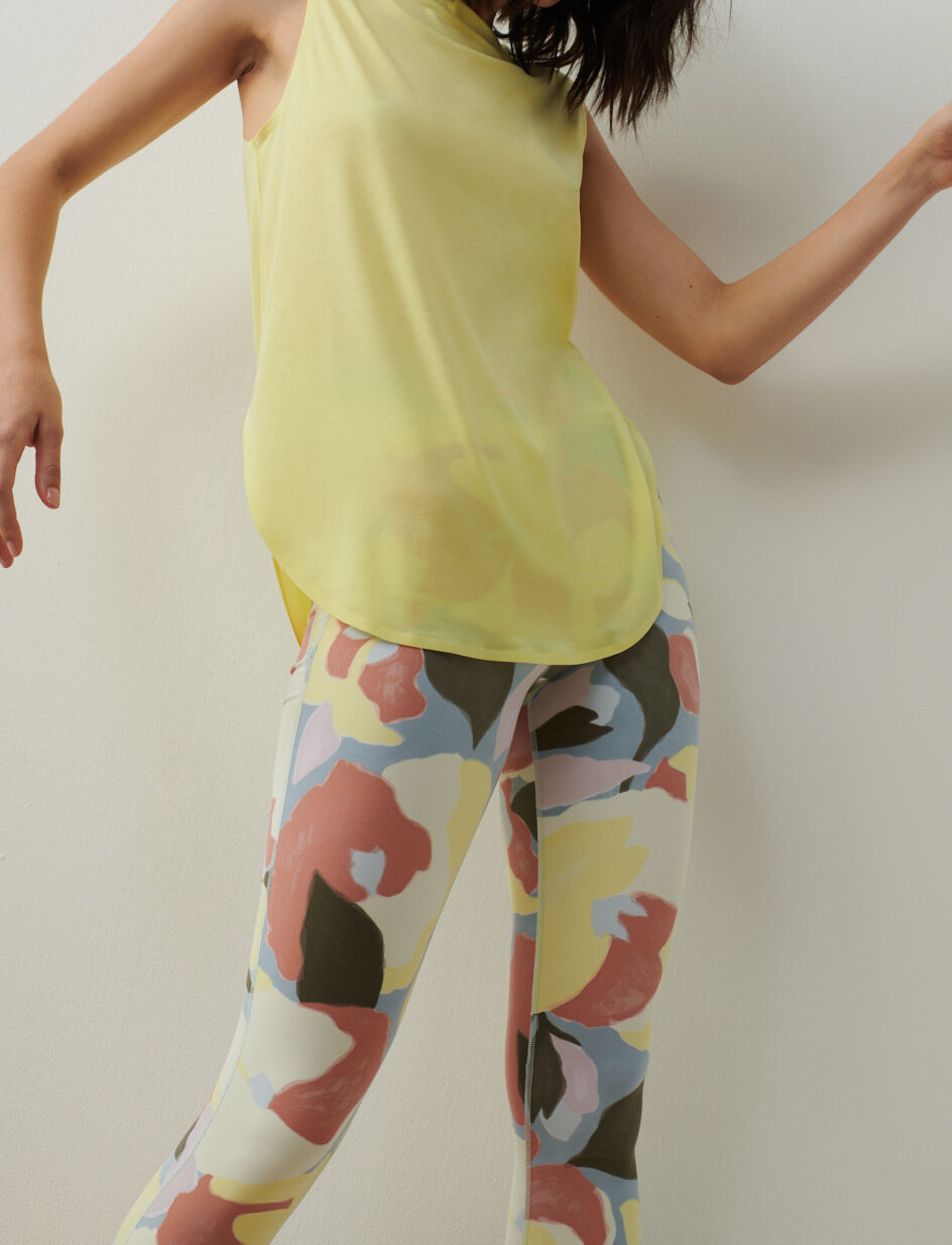 T-shirt sans manches - jaune citronelle