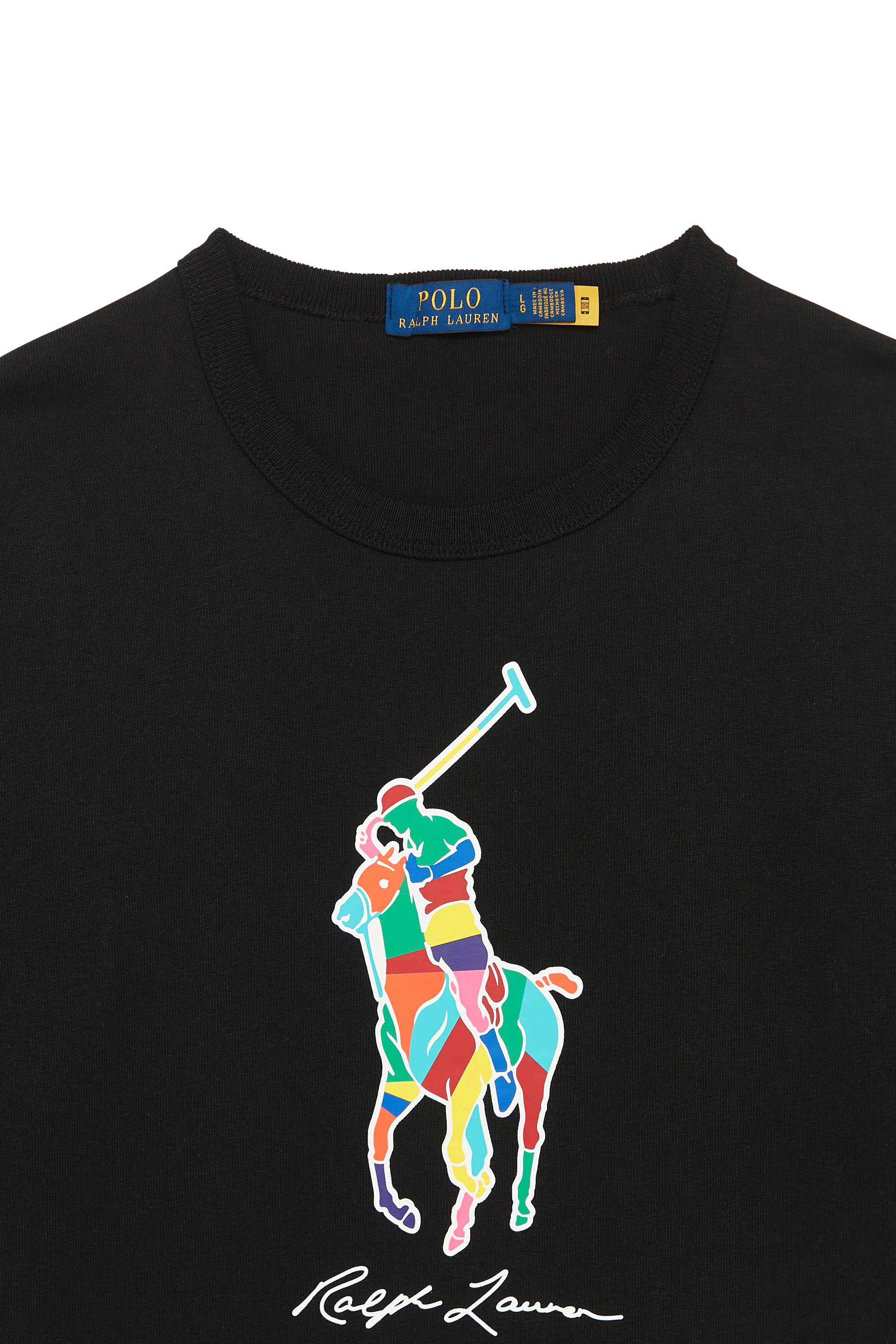 POLO RALPH LAUREN T-shirt  10/1 JERSEY Noir