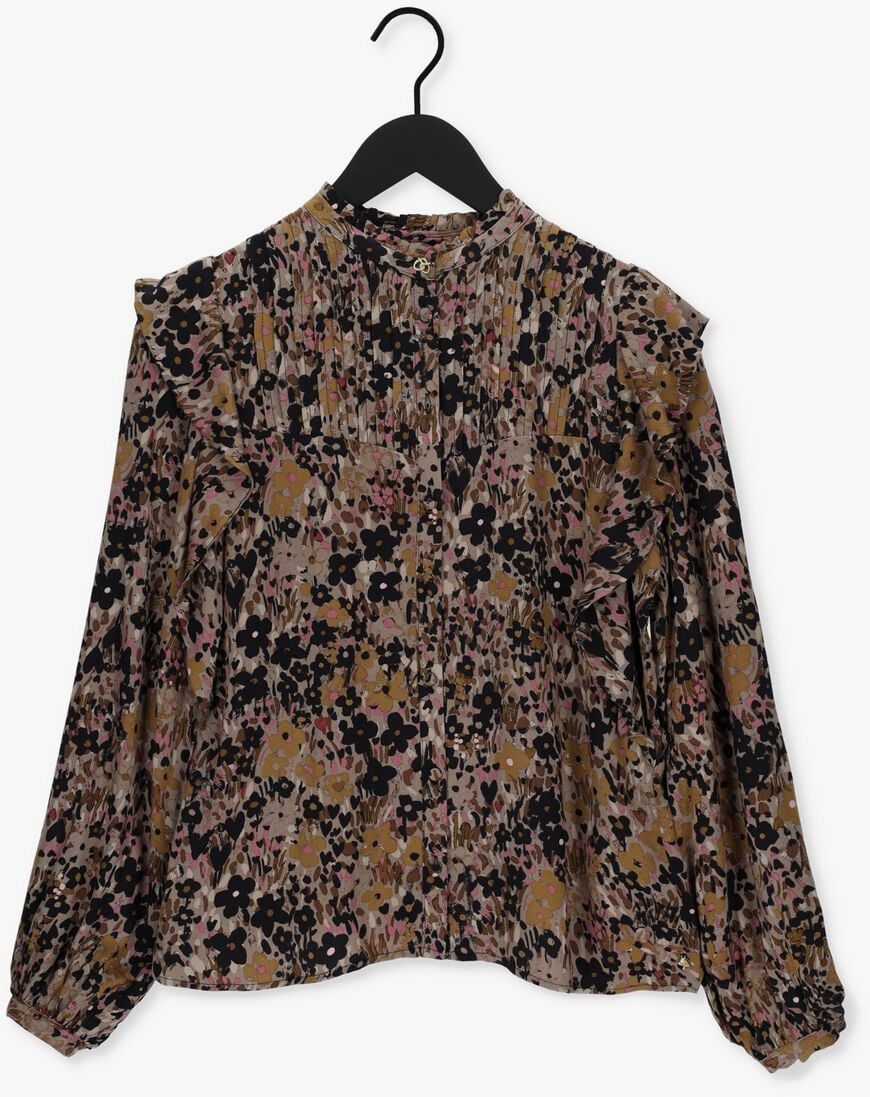 FABIENNE CHAPOT camel fabienne chapot blouse bibi tess long sleeve blouse