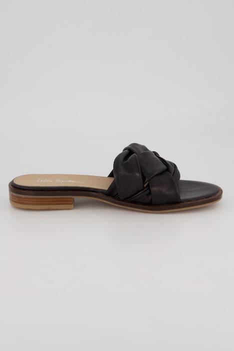 Leder-Sandalen, Flechtriemen, Komfortweite