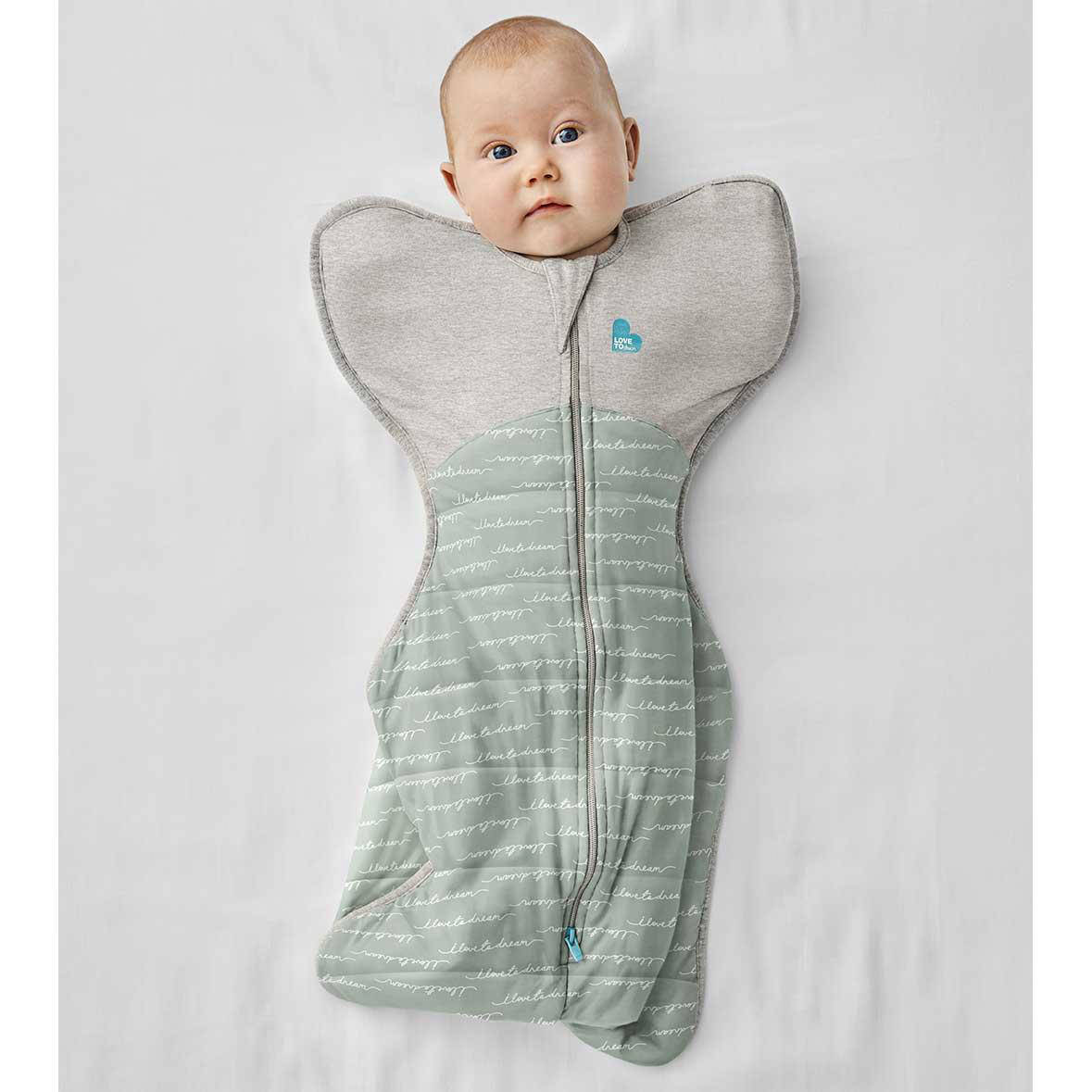 Love to Dream SwaddleUp inbakerslaapzak Fase 1 TOG 2.5 Olive/Grey