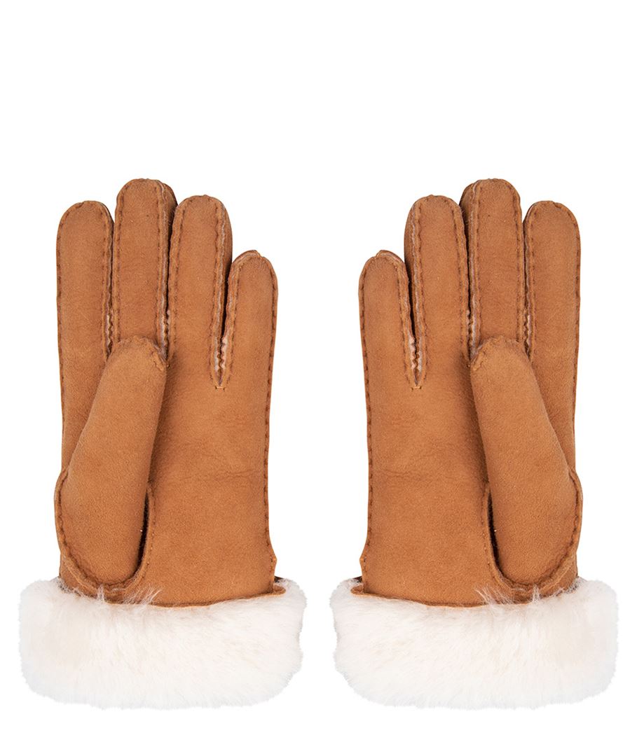 Cowboysbag Gloves Frampton Woman Cognac Maat S