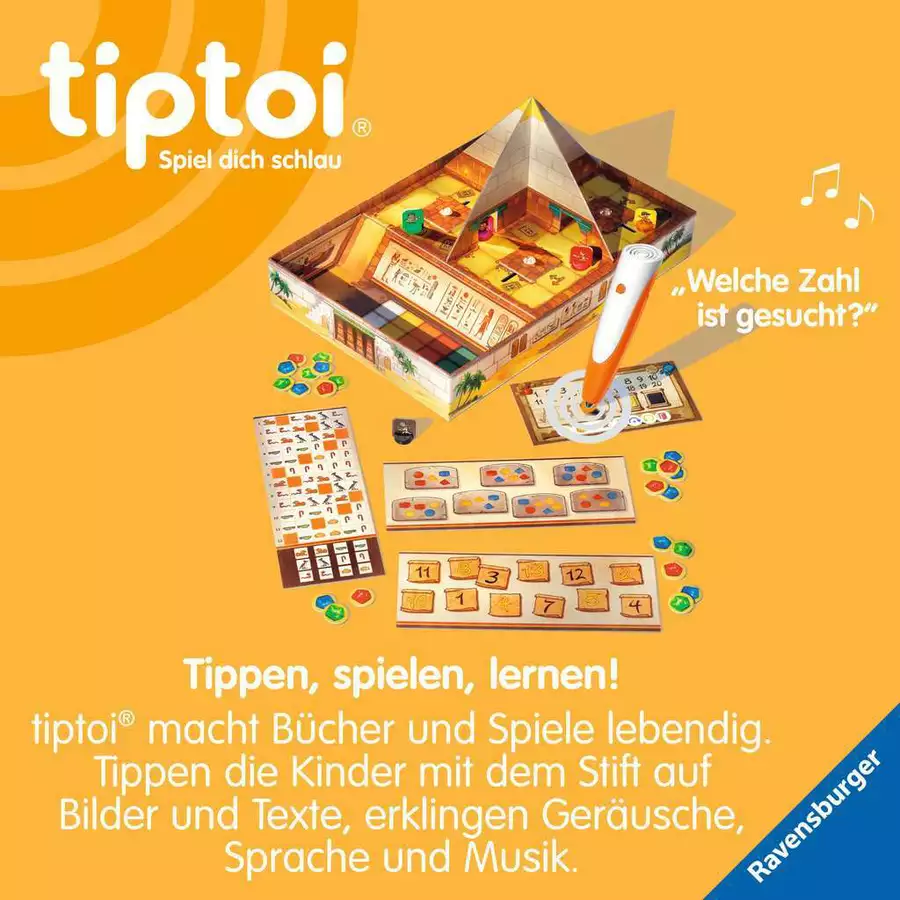 Ravensburger tiptoi® Das Geheimnis der Logik-Pyramide bunt
